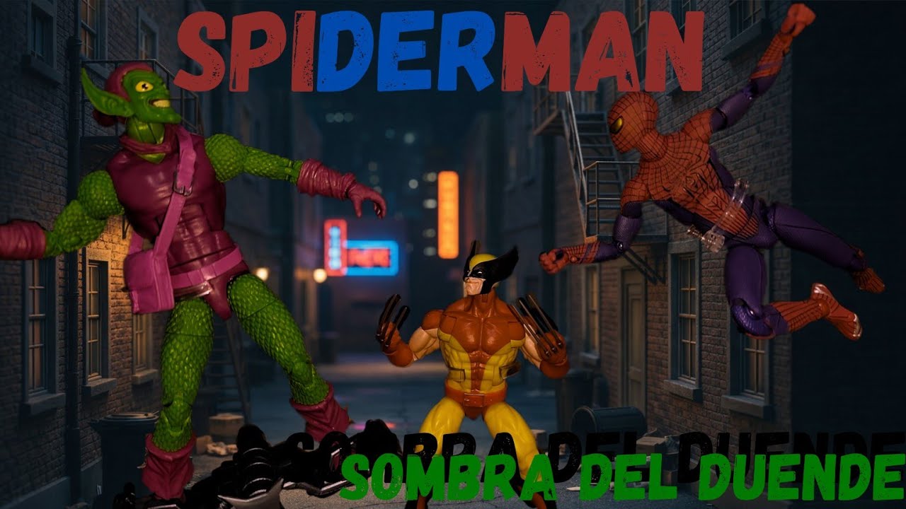 Spider-man: Goblin's Shadow EP 1 (Stop Motion)