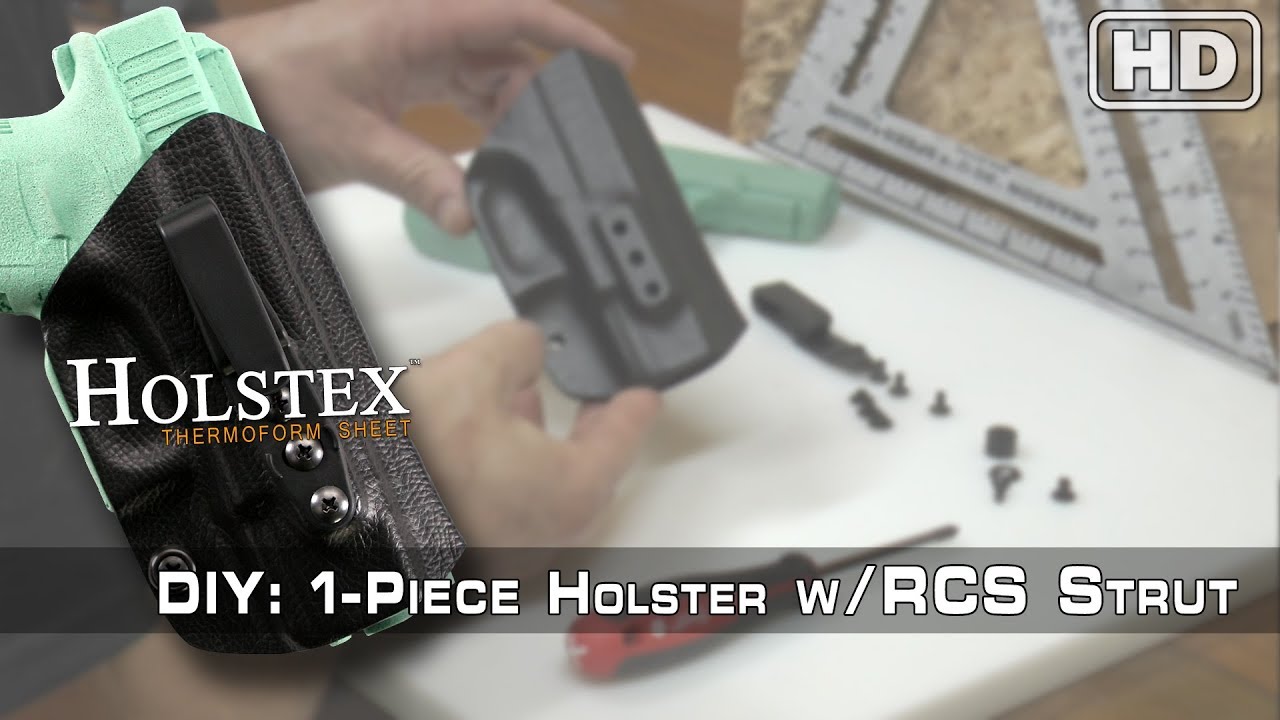 Как сделать регулируемую кобуру для Glock 19 с креплением RCS Overhook Strut