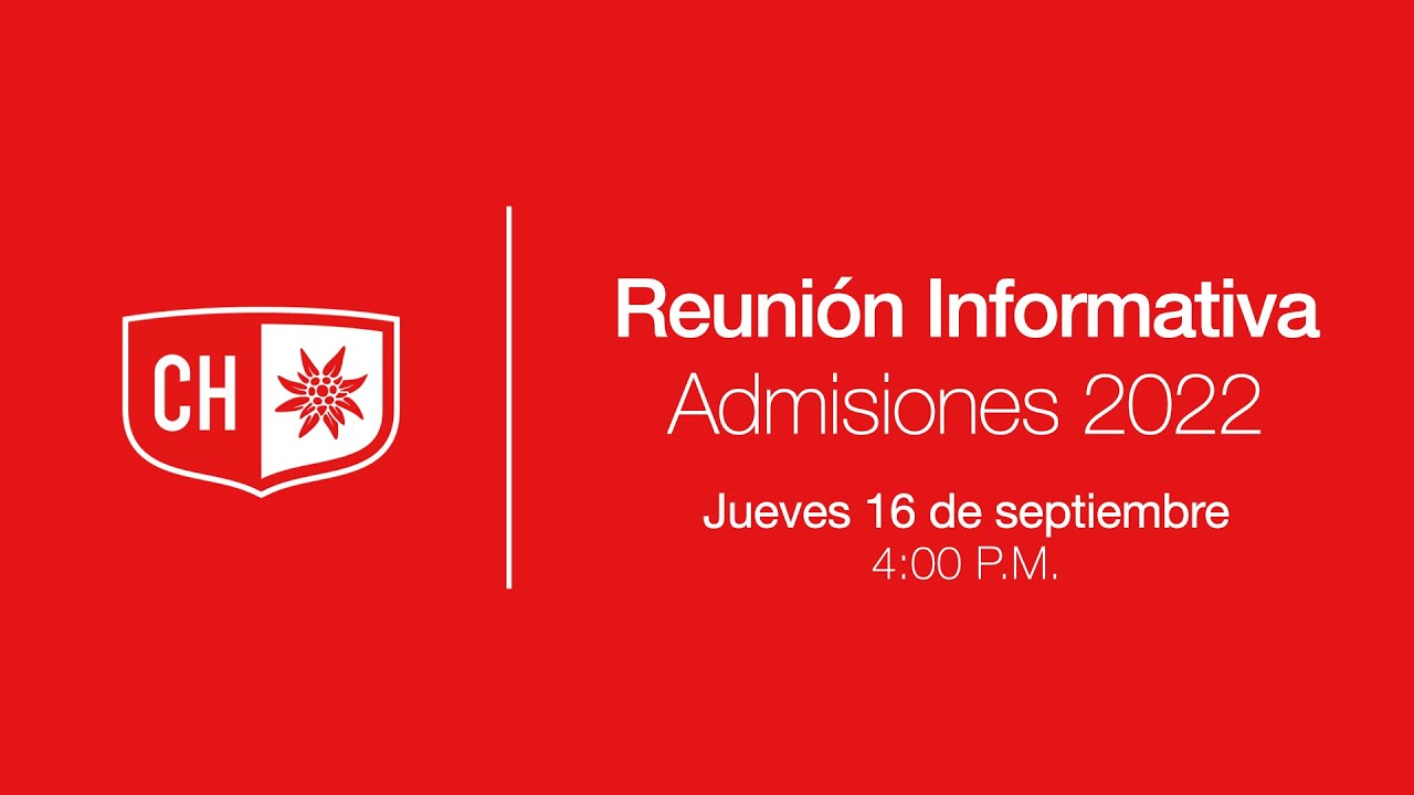 Reunión Informativa Colegio Helvetia 2022