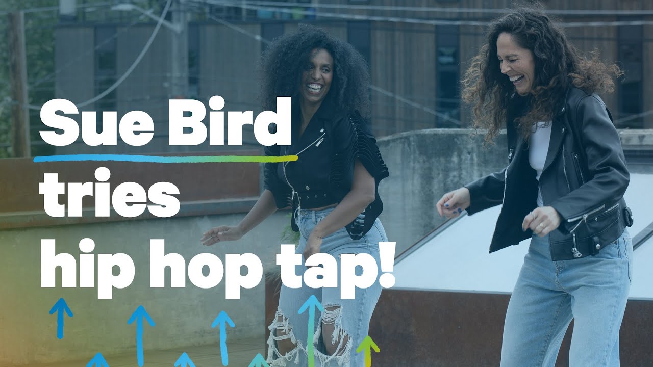 Symetra helps Sue Bird spread her wings in retirement by learning hip hop tap with Chloe Arnold!