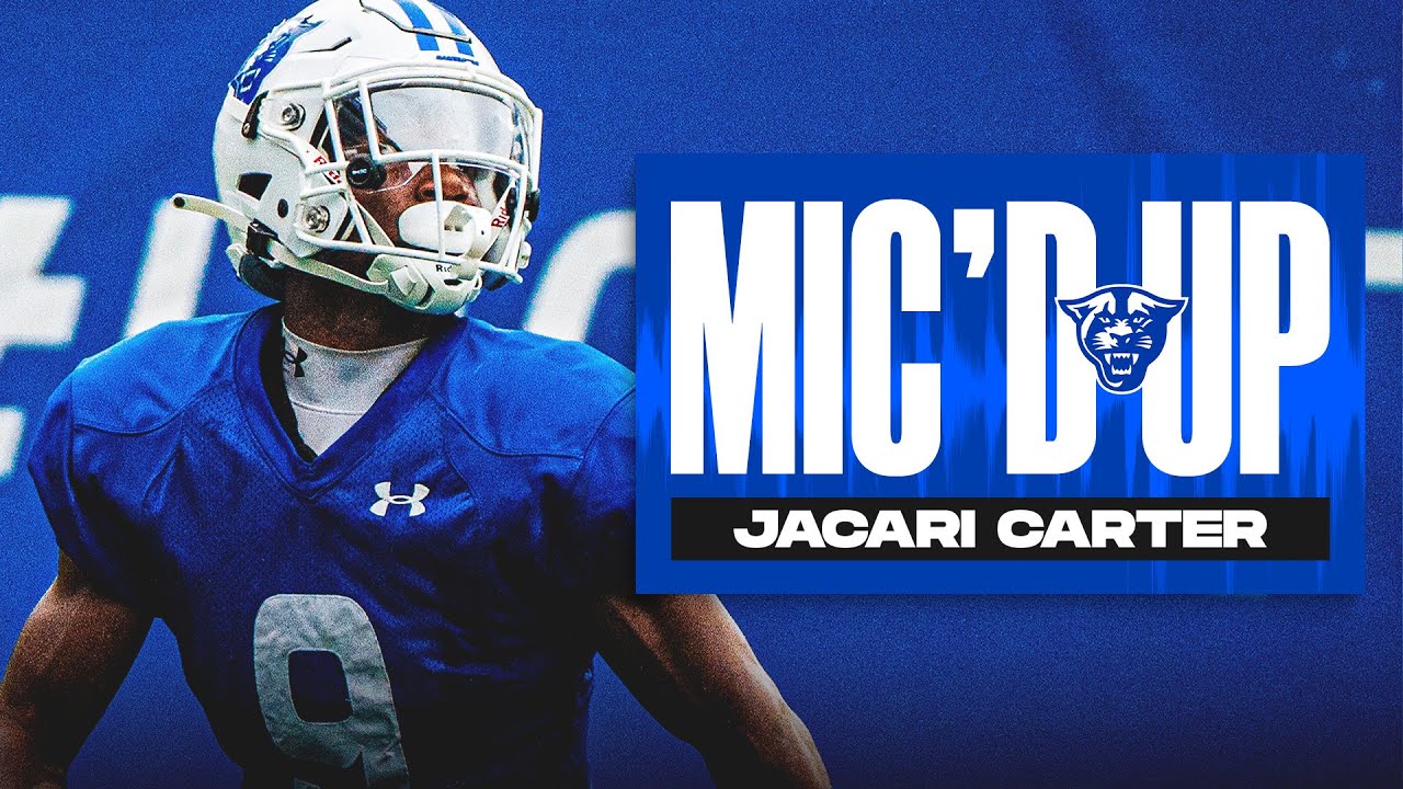 MIC'D UP: Georgia State Football Practice with Jacari Carter