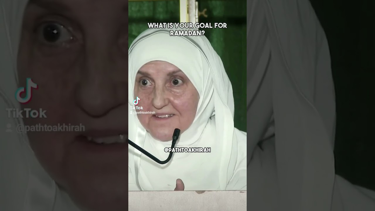 What Is Your Goal For Ramadan? Dr. Haifaa Younis #ramadan #ramadangoals #ramadan2024