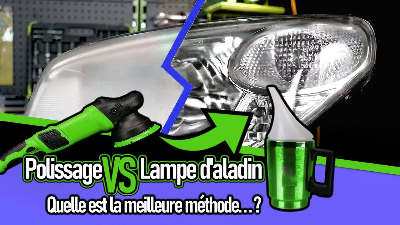 RENOVATION PHARE , LAMPE D'ALADIN OU POLISSAGE ...? REGARDE CA !