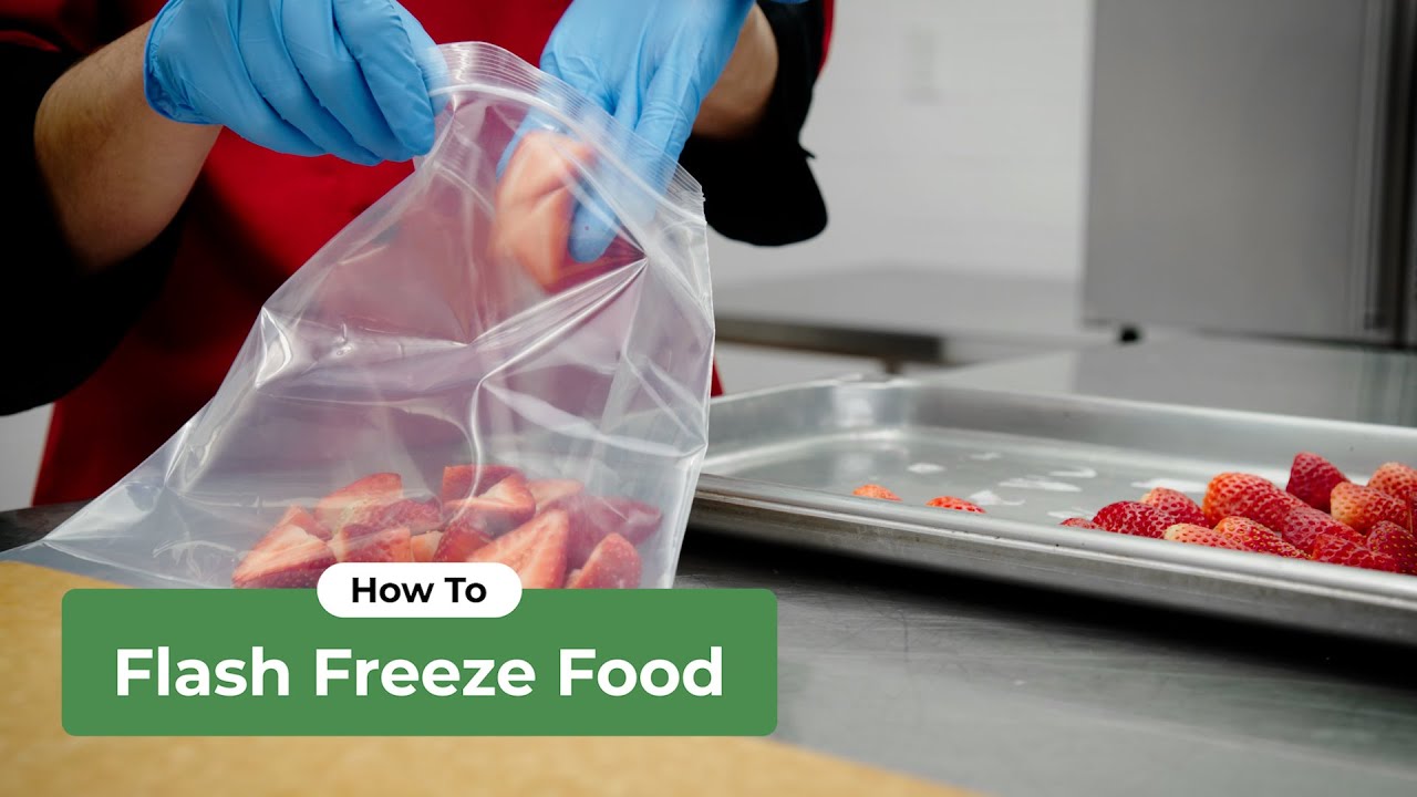 Как быстро заморозить продукты