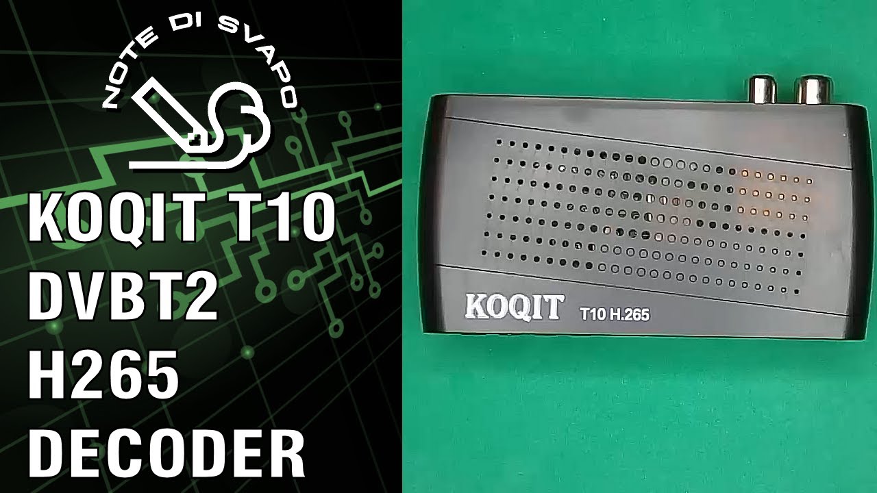 Koqit T10 DVBT2 H265 full HD decoder