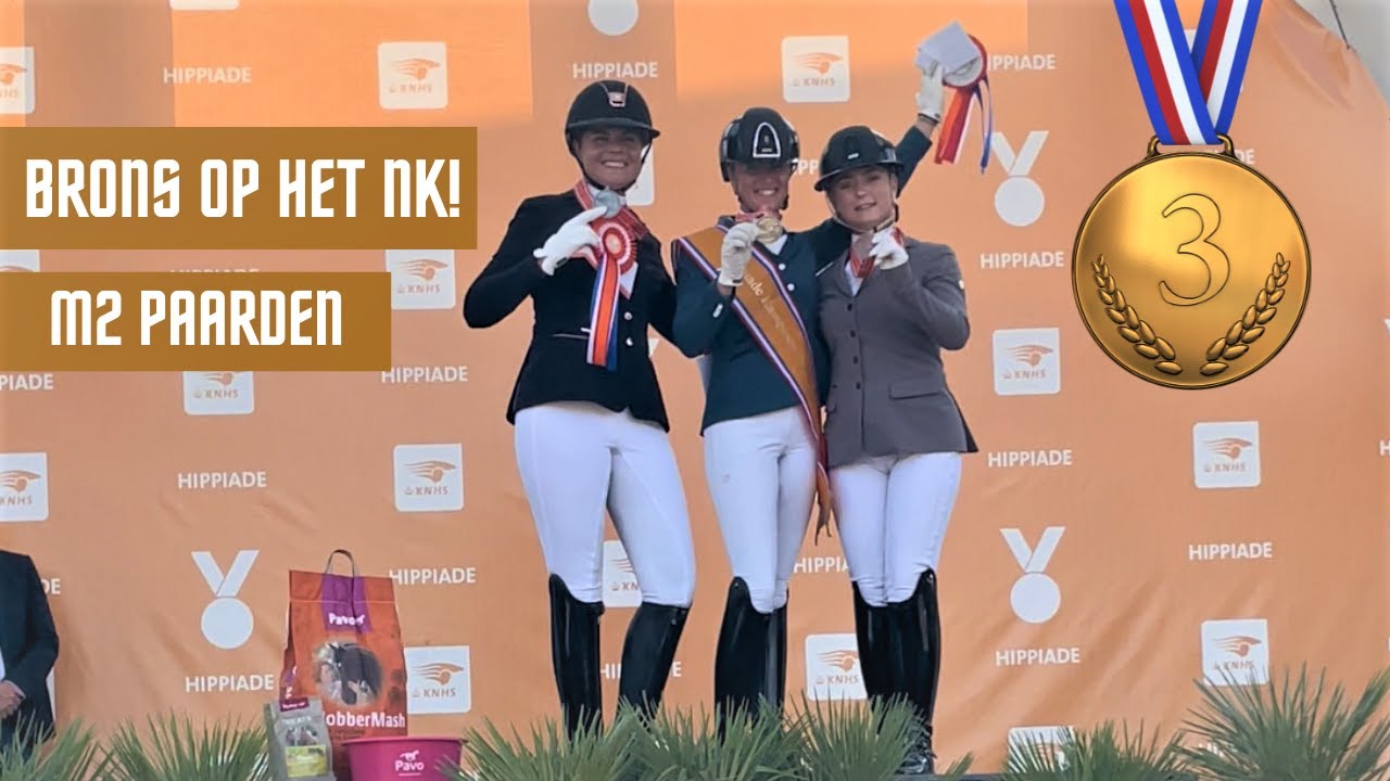 BRONZEN MEDAILLE op de Hippiade! 🥉