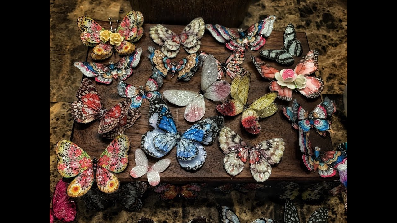 Butterflies and Diamond Dust Sparkle by Refunction Crafts - Get them in my Etsy Shop!