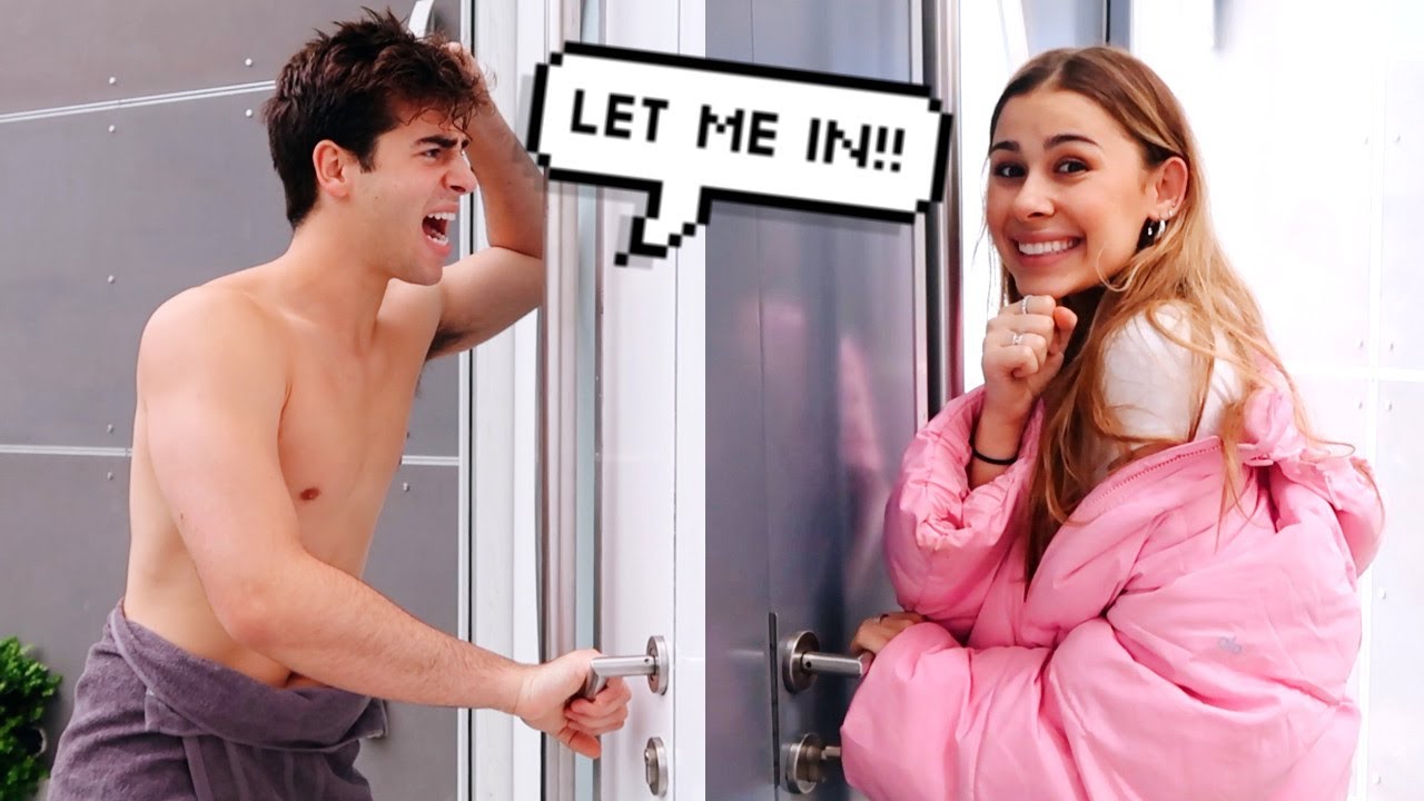 LOCKED OUT PRANK ON MY BOYFRIEND!