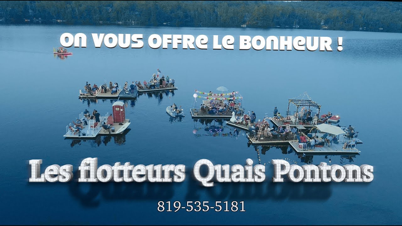Pontoon docks - Quais Pontons - On vous offre le bonheur ! We provide you happiness !