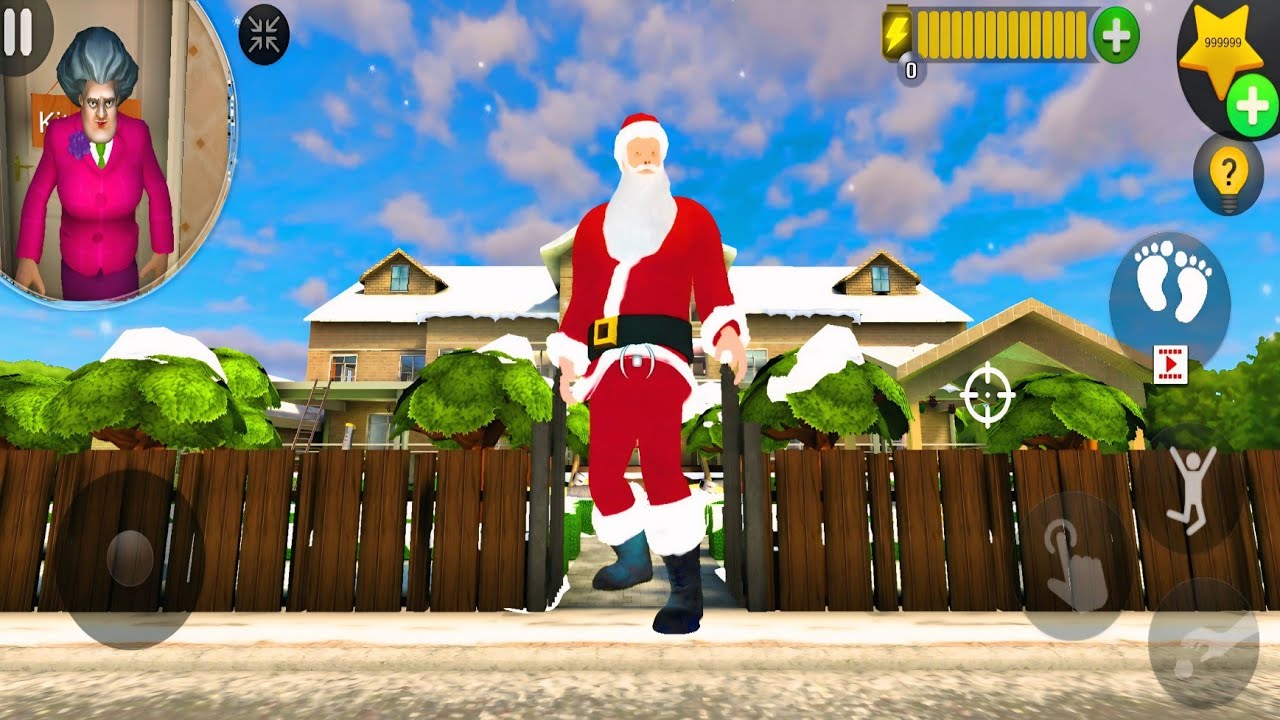 Scary Teacher 3D Giant Santa Miss T Most Epic Fails in New Levels Update Pranks!