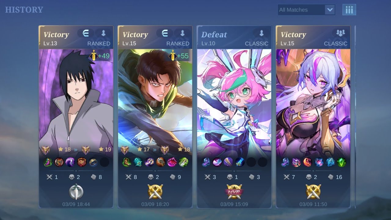 Mobile Legends(っ－＿－)っ last season anime sword dou #suyou #martis gameplay of RainAttackSlug  