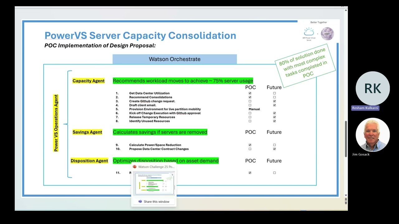 IBM - PowerVS Consolidation Demo Video 1 [Phase 2]