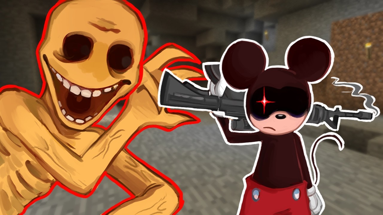 MICKEY играет в VERITY MOD с ПУШКАМИ (ФИНАЛ)