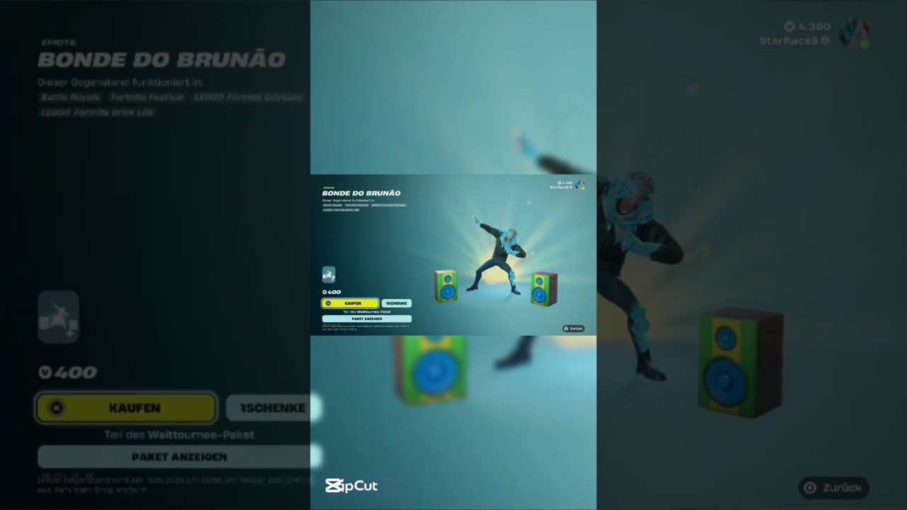 BONDE DO BRUNAO EMOTE FORTNITE 