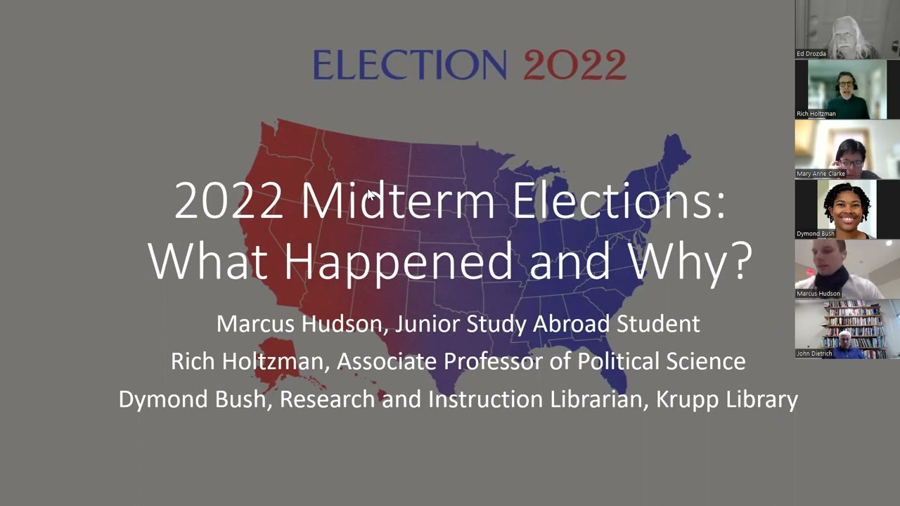 Talking About Politics discussion, 2022 Midterm Elections, 11-14-22