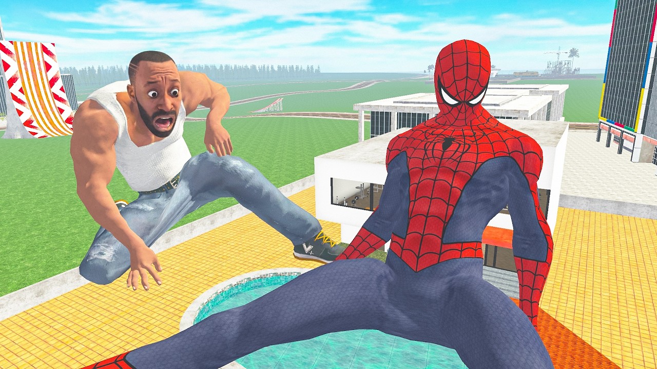 Who Killed Giant Spiderman - INDIAN BIKES DRIVING 3D