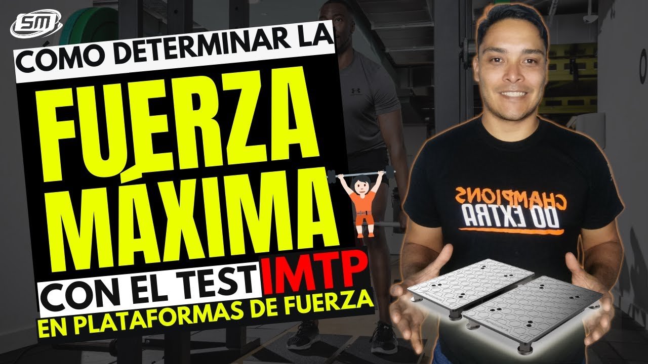 Test de FUERZA MÁXIMA | Tracción Isometrica a Medio Muslo | Isometric Mid-thigh Pull (IMTP) 🏋🏻