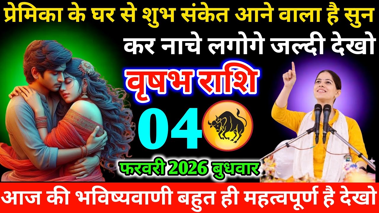 #वृषभ प्रेमिका के घर से शुभ संकेत आने वाला है सुनकर नाचे लगोगे जल्दी देखो‌ 30 जनवरी 2026 शुक्रवार