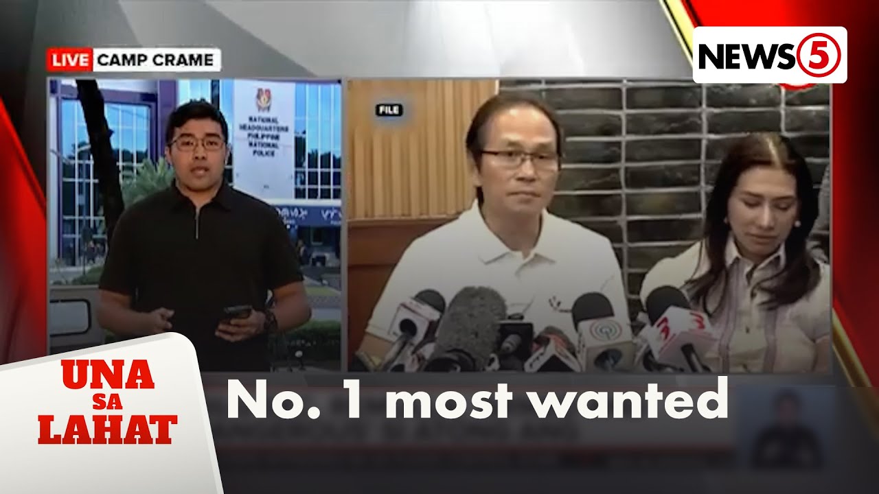 Atong Ang, ‘no. 1 most wanted’ na sa Pilipinas | Una Sa Lahat