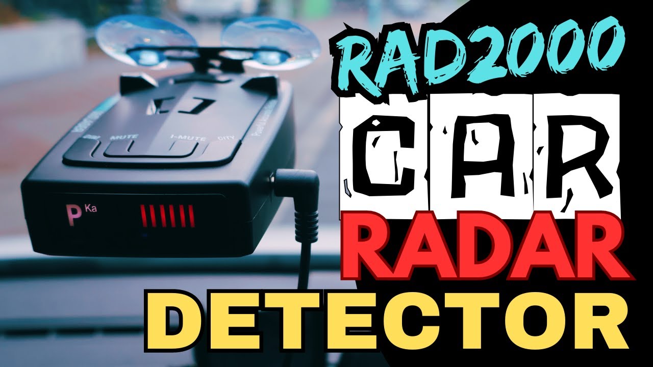Обзор автомобильного радарного лазерного детектора RAD2000