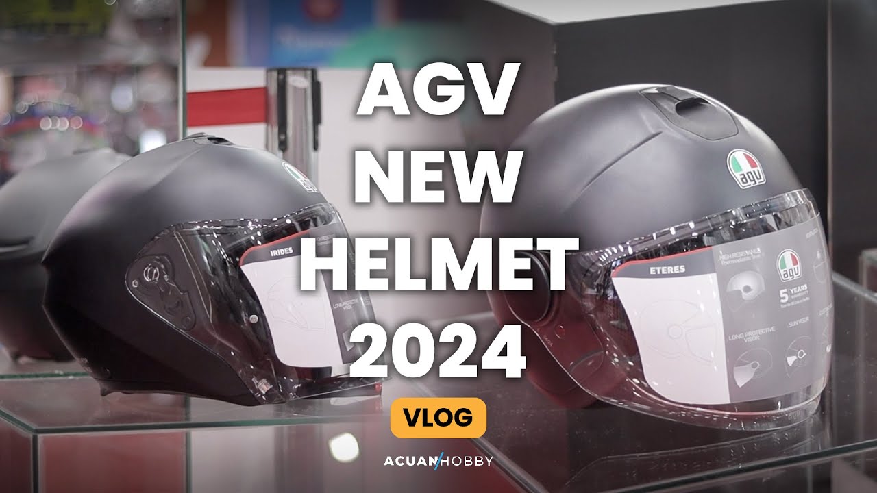 EXCLUSIVE! Helm Terbaru Dari AGV 2024 Irides & Eteres - VLOG