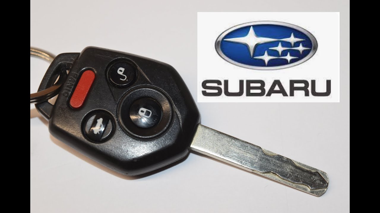 Замена батареи брелока Subaru Outback (2009–2014) своими руками