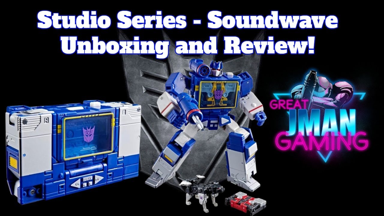 Transformers Studio Series Leader Class The Transformers: The Movie Soundwave | Unboxing & Review