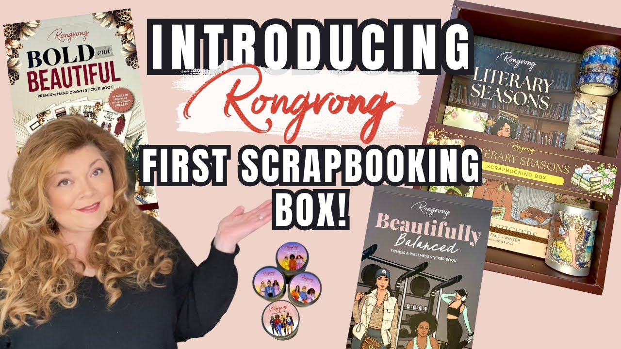 НОВАЯ коллекция Rongrong Luxe & Wild. ПРЕДСТАВЛЯЕМ первую коробку для скрапбукинга! Две коллекции...