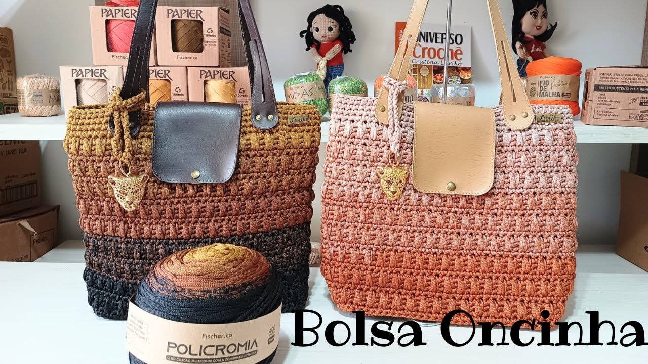 Bolsa de crochê Oncinha