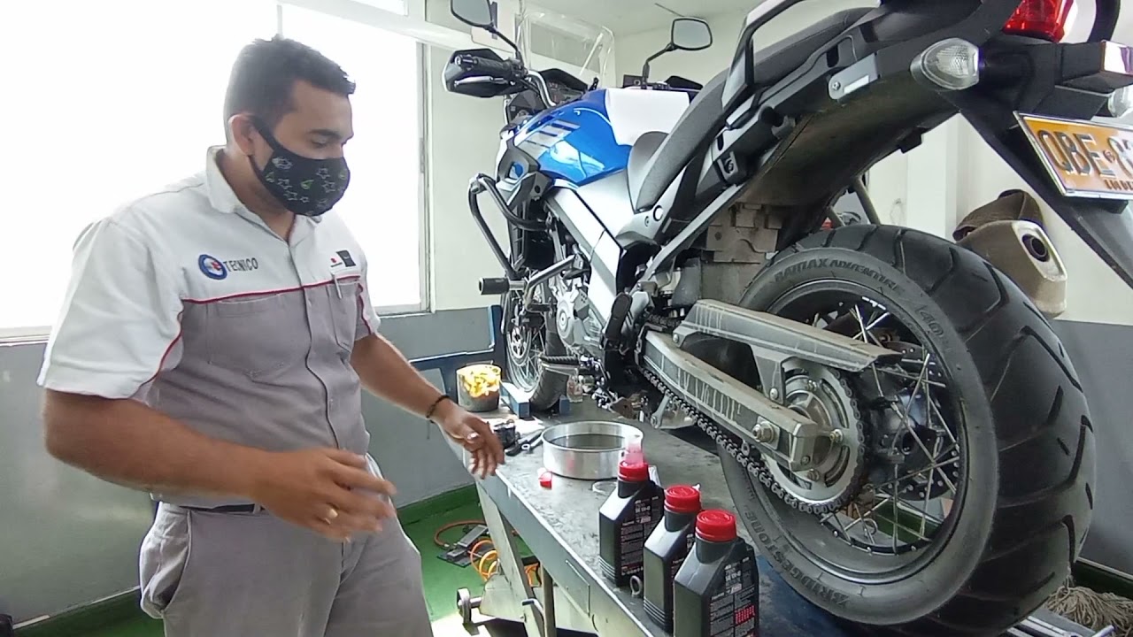 Cambio de aceite DL650 V-STROM