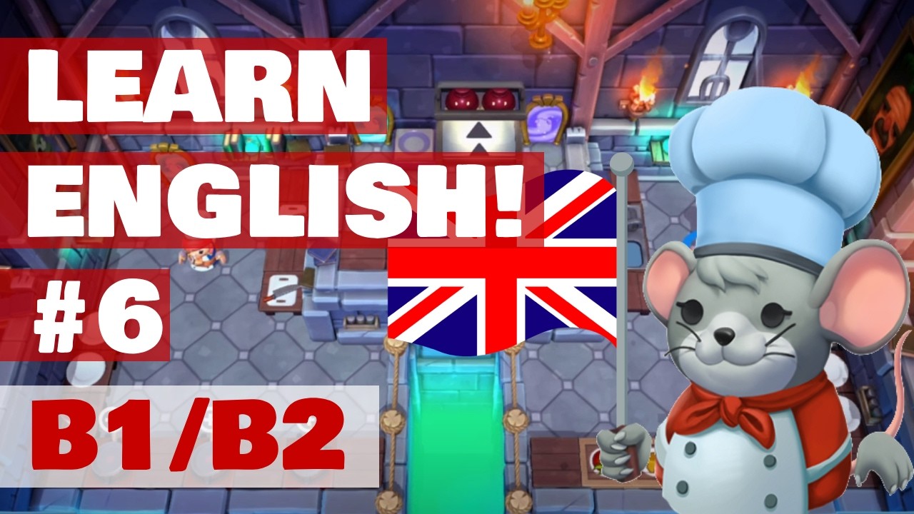 Falling Fails! | Learn English with Overcooked 2 (B1/B2 Comprehensible input) Ep6