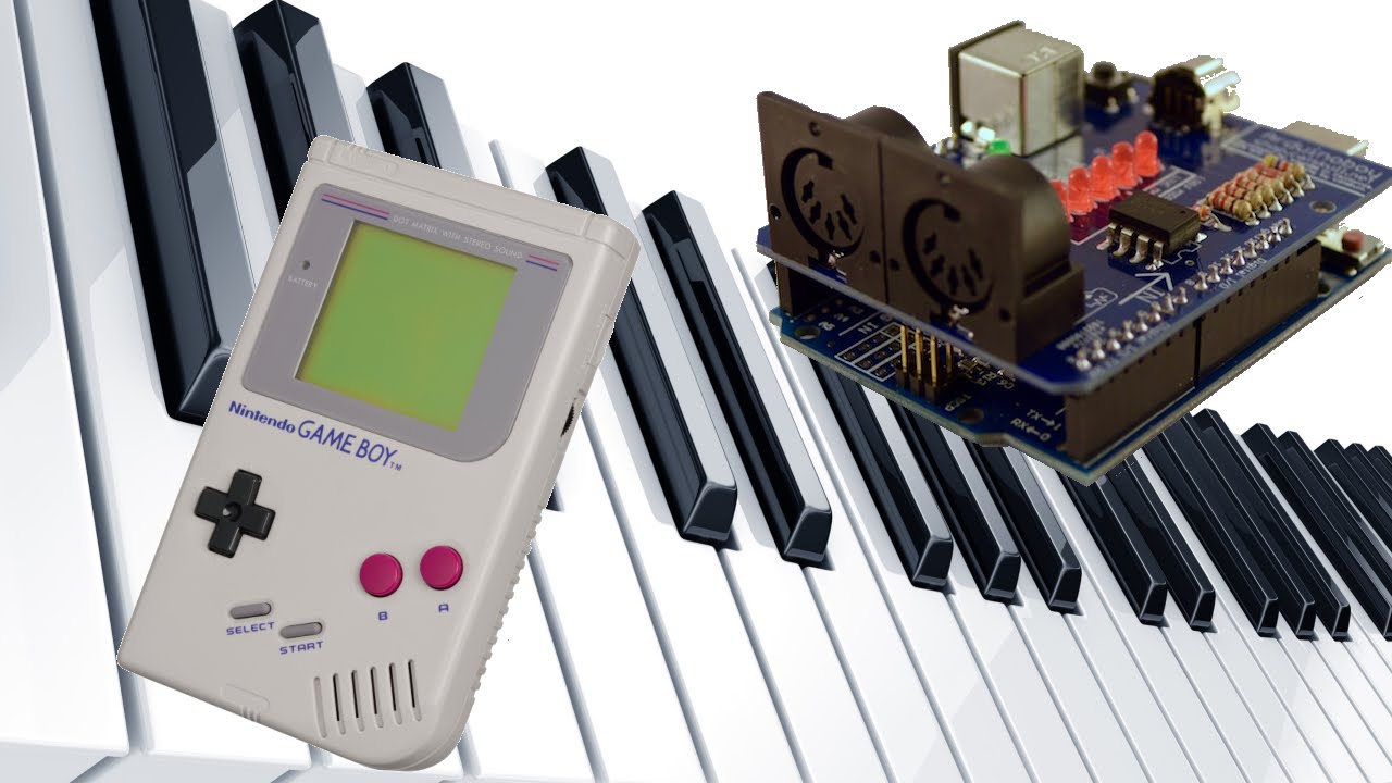 Используй свой  Gameboy, как MIDI синтезатор.