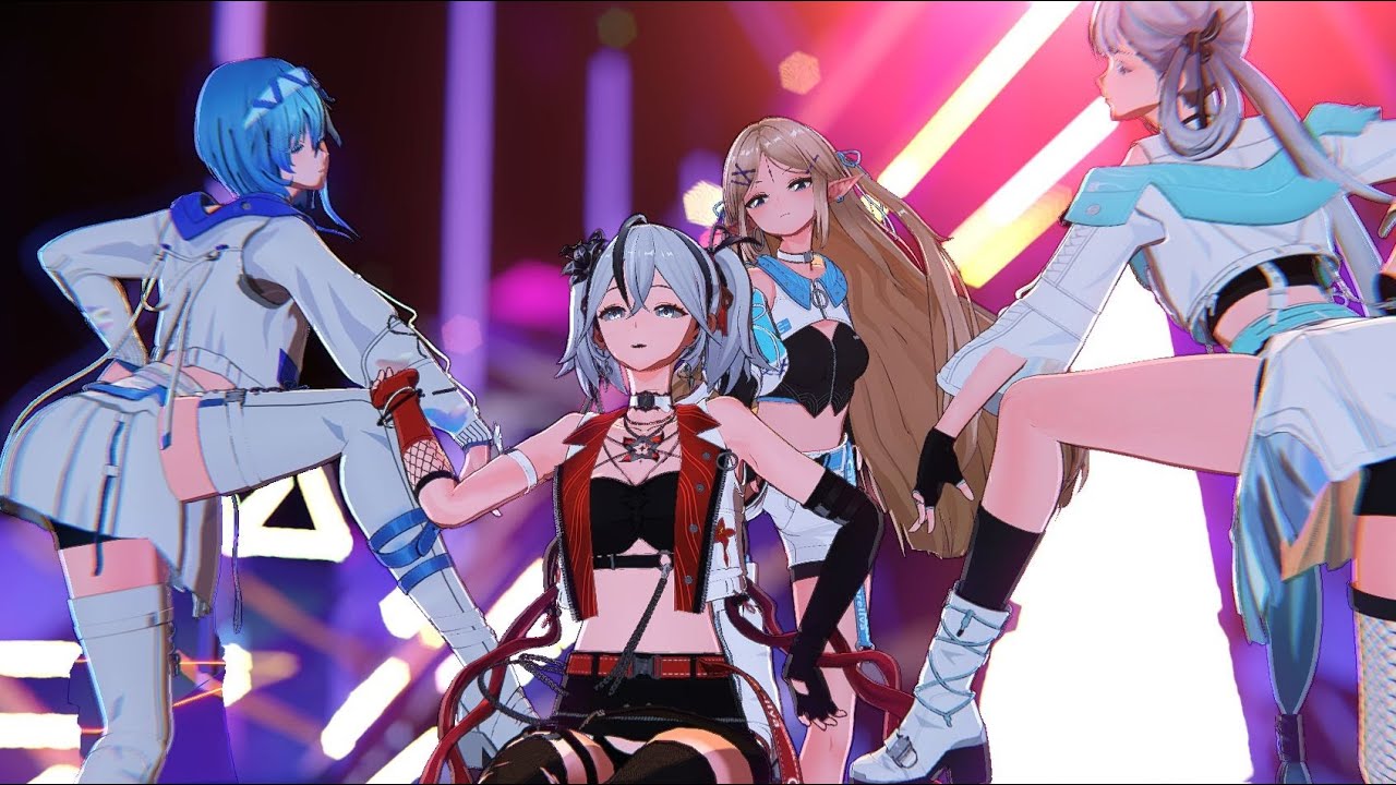 Wuthering Waves｜ROLLIN'｜WAIFUZ #Cartethyia #Jinhsi #Camellya #TheShorekeeper #WutheringWaves #MMD