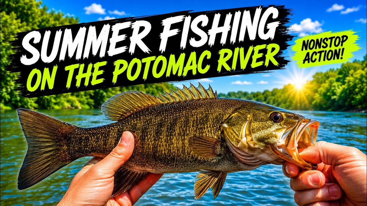 Potomac River Smallmouth BASS Fishing in Harpers Ferry WV!