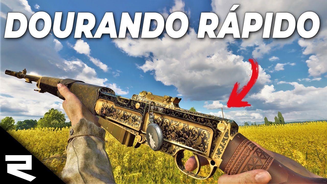 BATTLEFIELD V: DICAS DE COMO DOURAR FACILMENTE AS ARMAS
