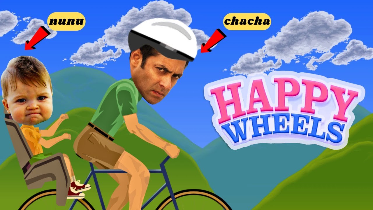 Happy Wheels khele nunu chacha sath mein