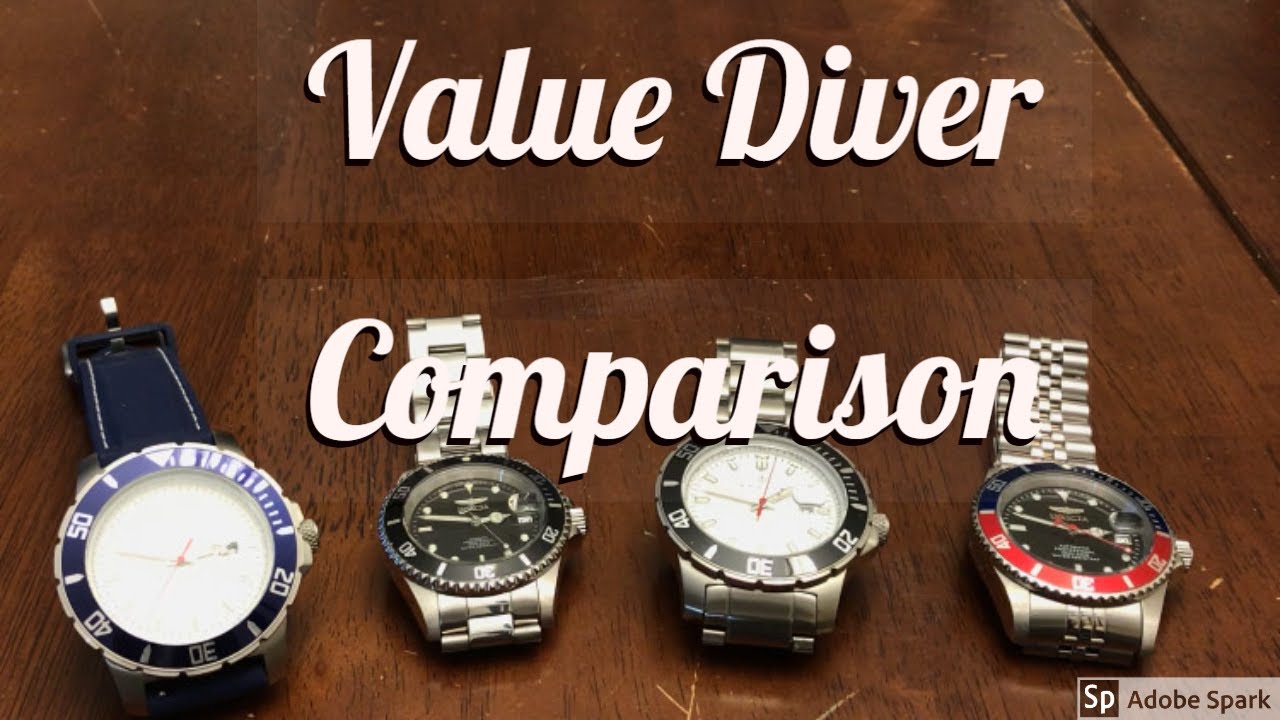 Dive Watch Comparison