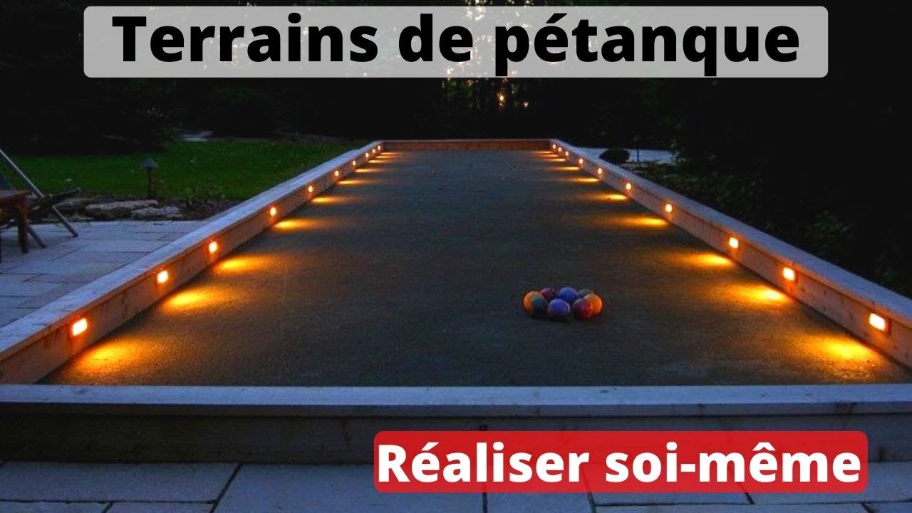 R&eacute;aliser son terrain de p&eacute;tanque soi-m&ecirc;me (mes conseils )