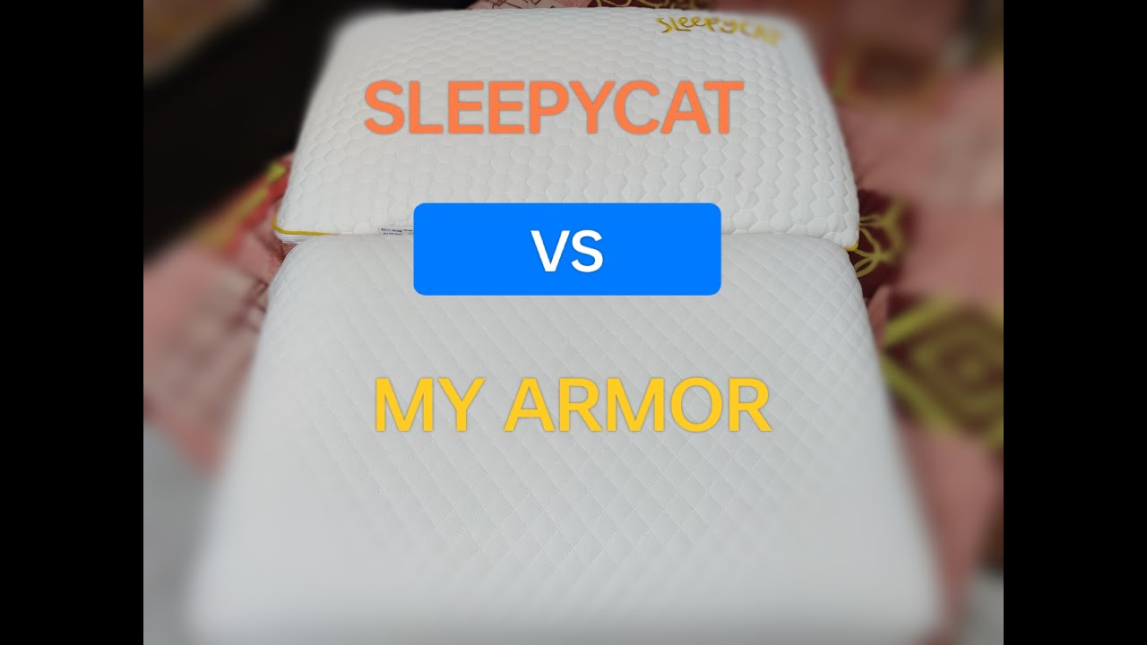 MY ARMOR Ventilated Cool Gel Memory Foam Pillow vs SleepyCat Memory Foam Pillow