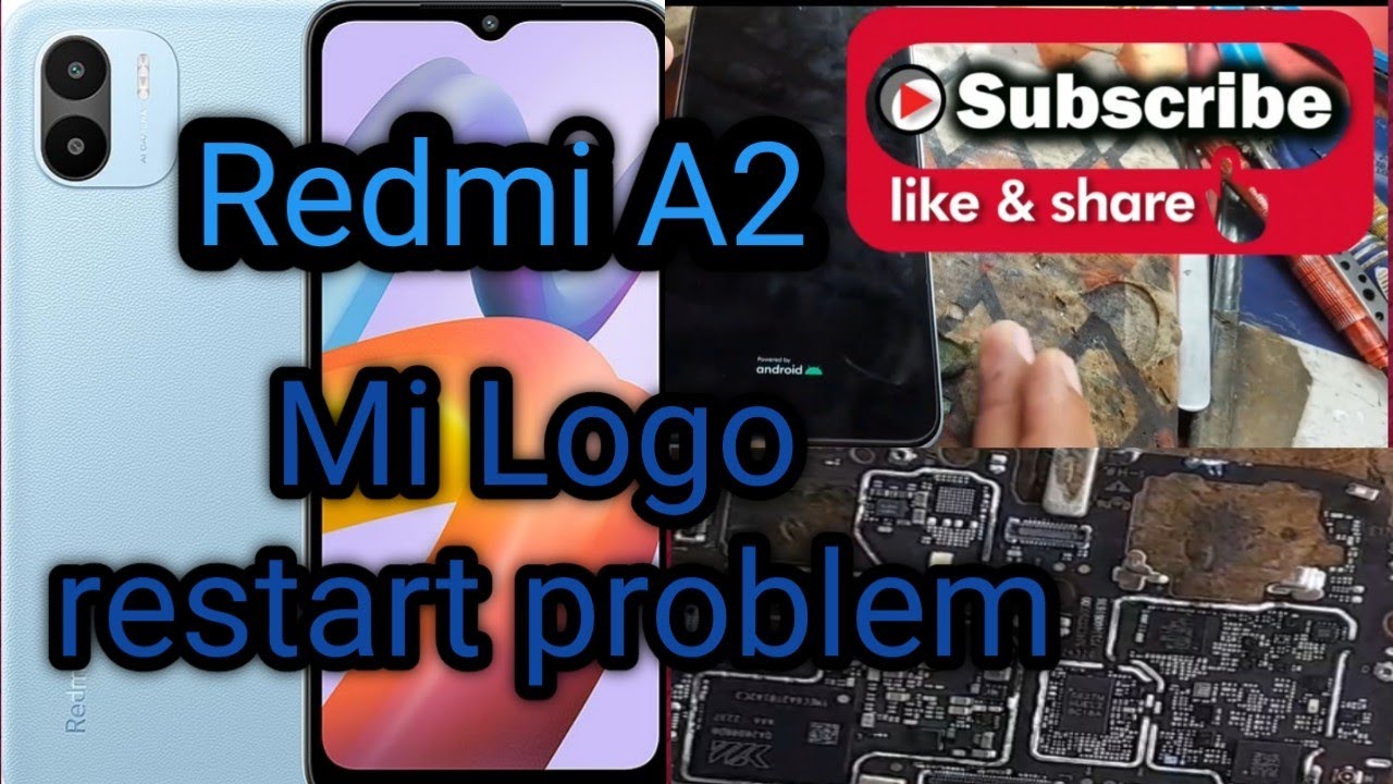 Redmi A2 hang on Mi logo restart problem solve mi redmi a2 2023 repair