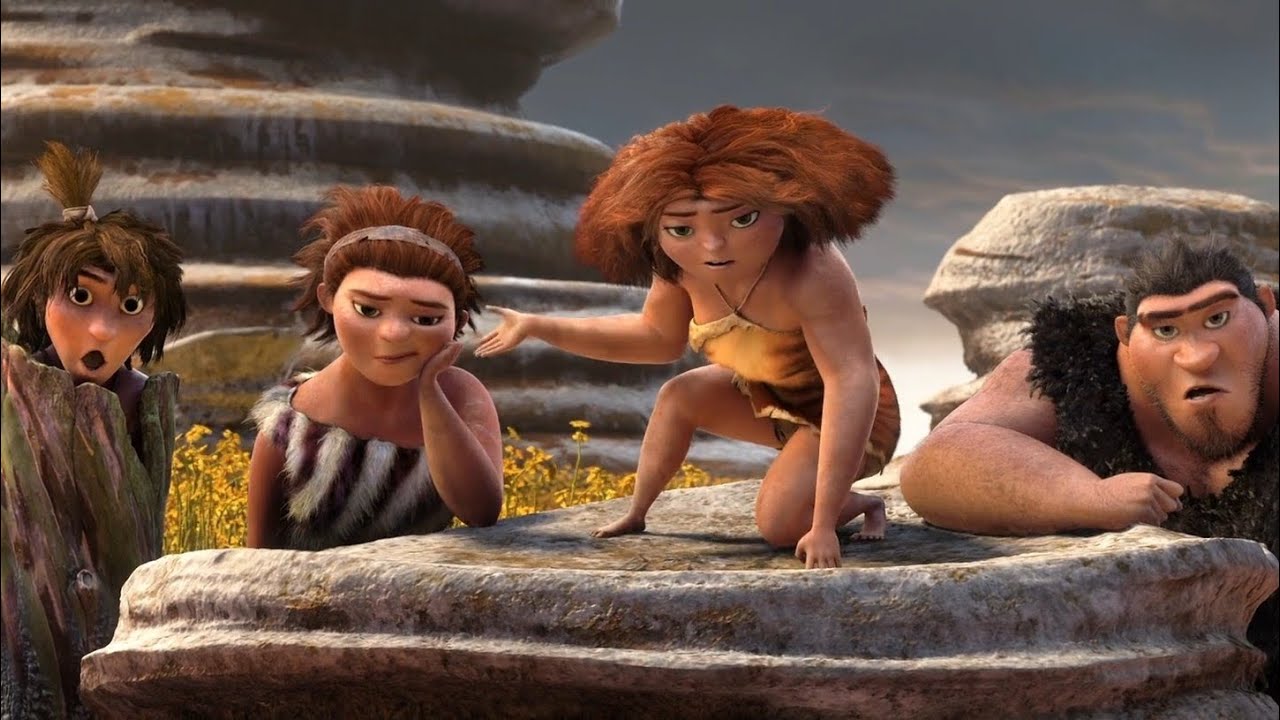 Stone age (Cave) 🪨 Adventure through Dangerous Jungle 😨. The Croods Movie 