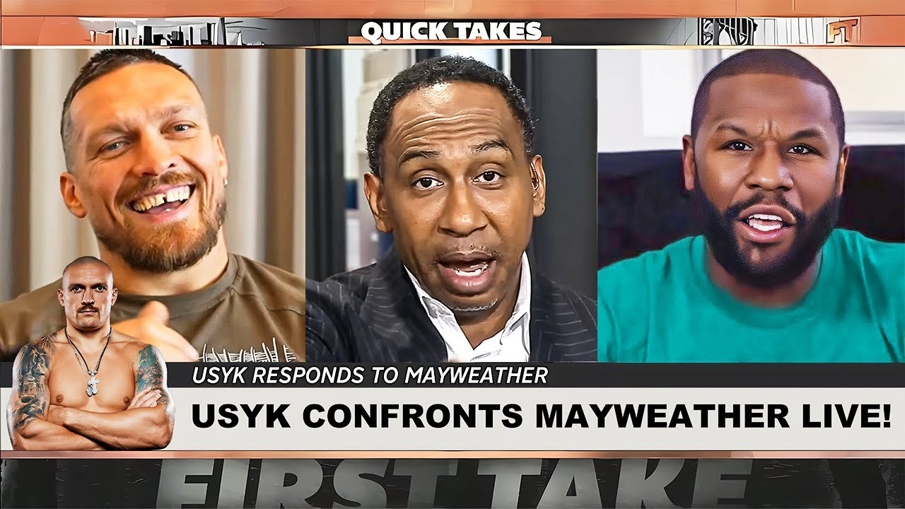 Oleksandr Usyk Mocks Floyd Mayweather LIVE After Savage Call Out!