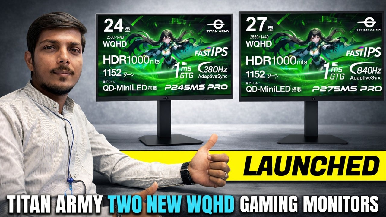 Wprowadzenie na rynek miniaturowych monitor&oacute;w LED Titan Army P275MS PRO i P245MS PRO z rozdzielcz...
