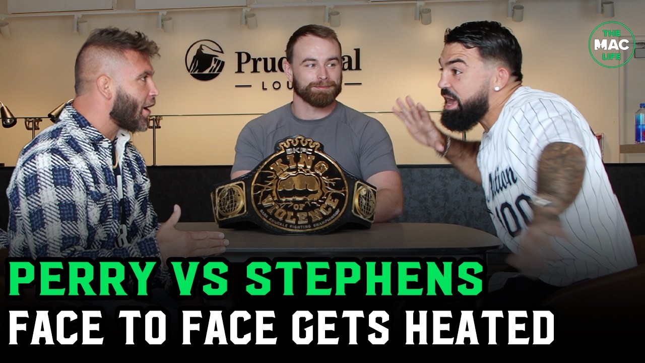Mike Perry vs. Jeremy Stephens Face To Face Gets HEATED: 