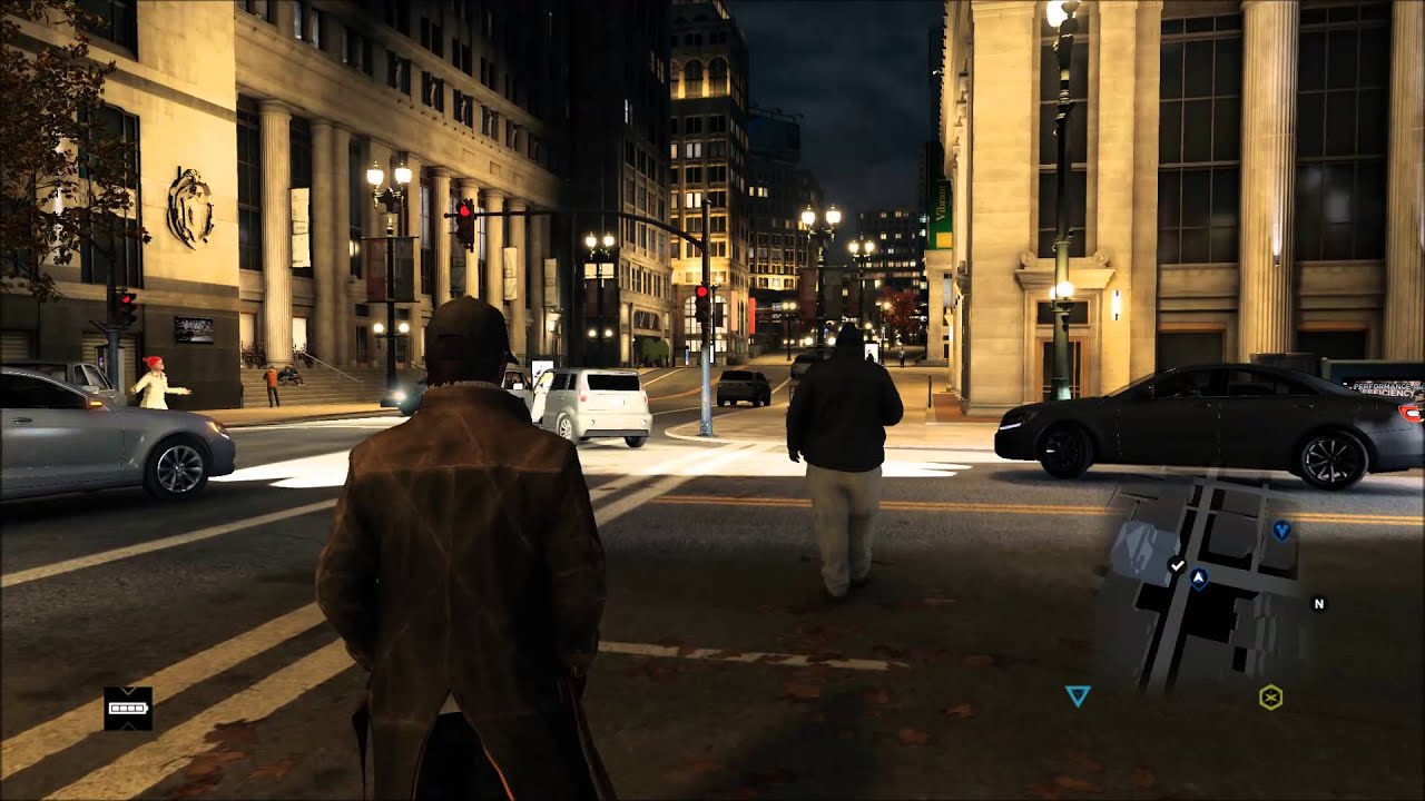 Watch Dogs - Walking through Chicago at night