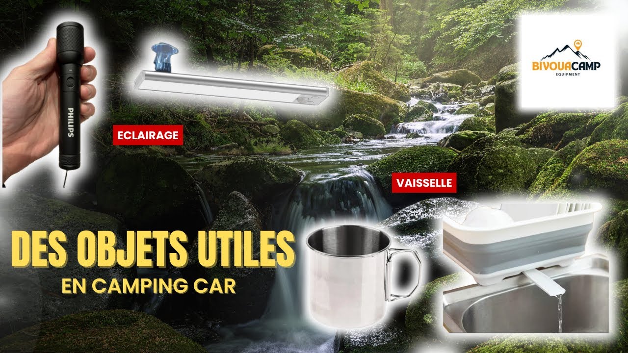 Ces accessoires de camping-car vont vous changer la vie ! Test & Avis Bivouacamp #vanlife