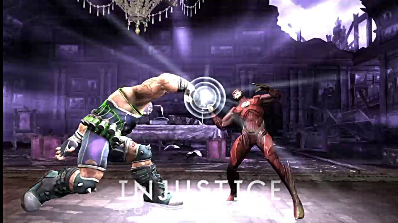 Injustice Gods Among Us - The Flash Vs Bane (Very Hard)