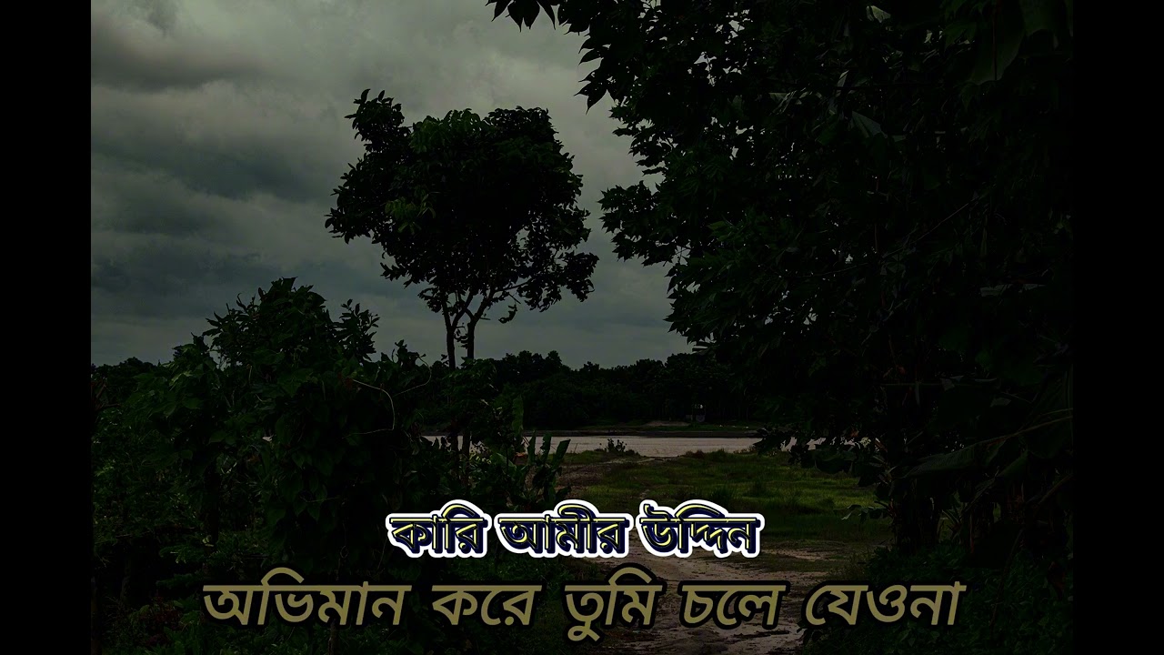 অভিমান করে তুমি চলে যেওনা | কারি আমীর উদ্দিন  | কমল দা |