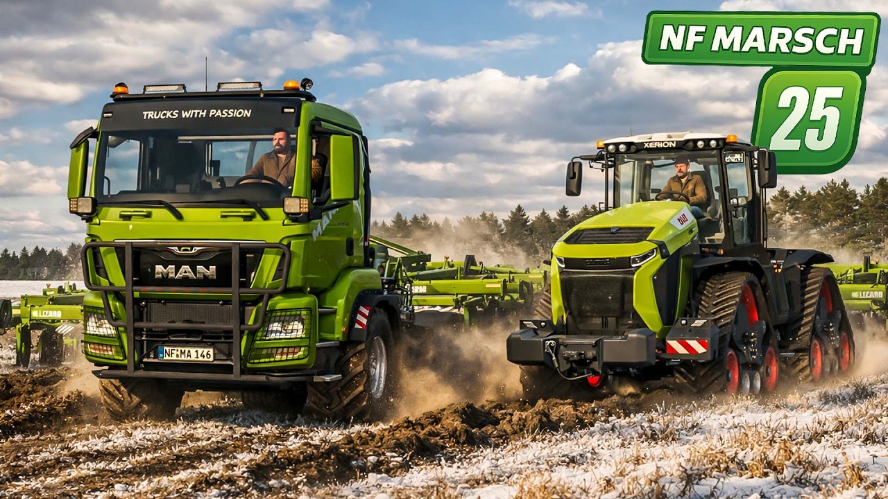 1000 PS gegen den Winter! ❄️🚜 Gigantische Tiefenlockerer im Einsatz | NF Marsch #99 | LS25