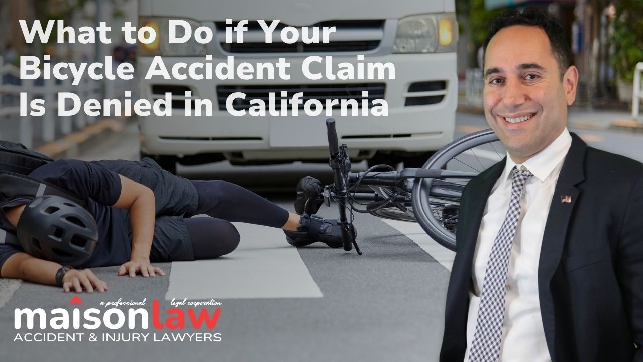What to do if Your Bicycle Accident Claim is Denied in California?